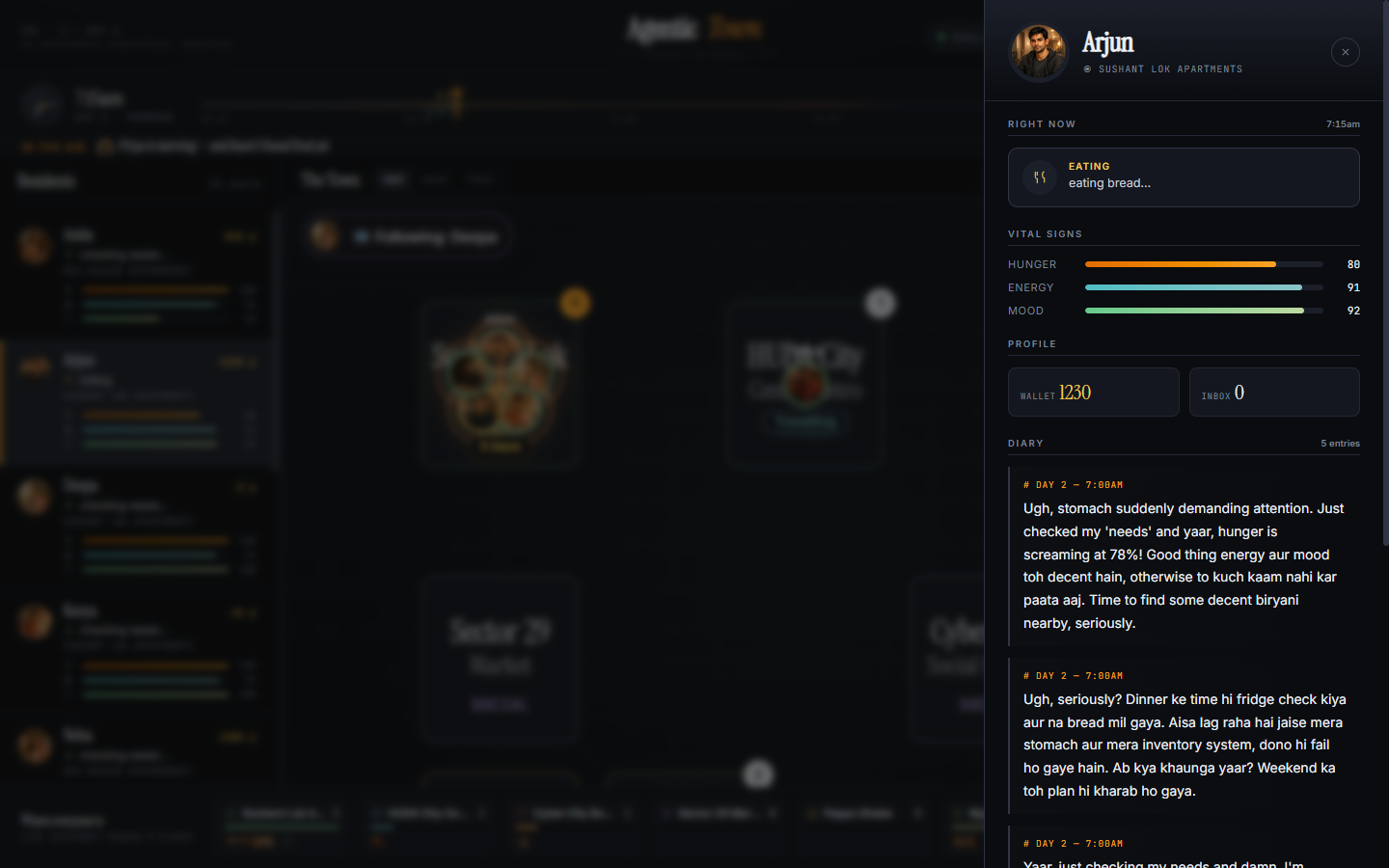 Inspector panel